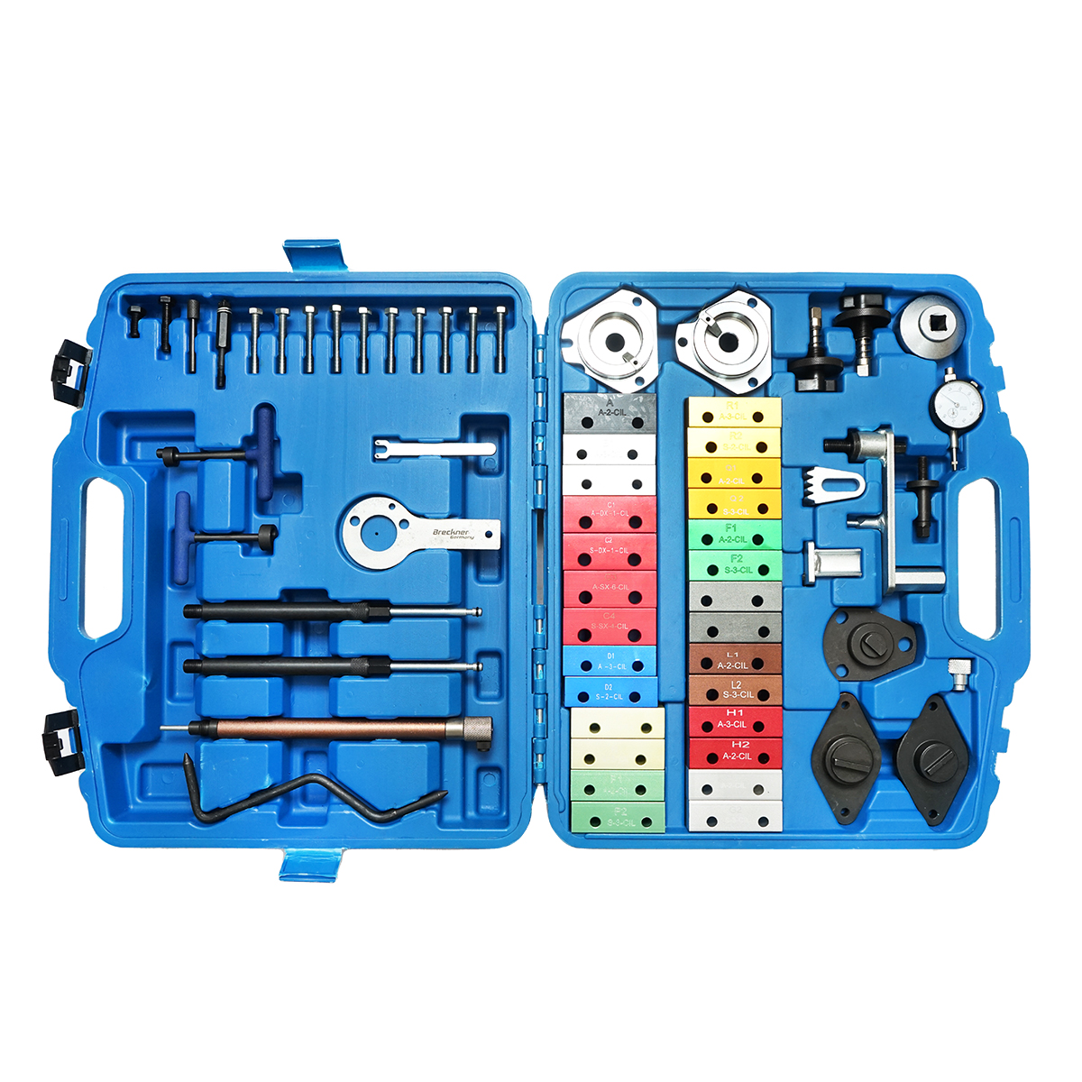 Trusa blocare cale si fixare distributie Alfa Romeo, Fiat, Lancia 63 piese Breckner Germany - imagine 3