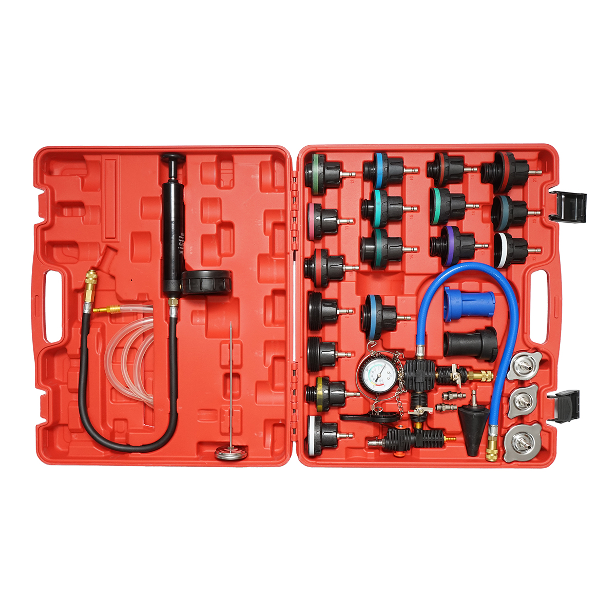 Trusa testare presiune radiator si sistem de racire 28 piese Breckner Germany - imagine 3