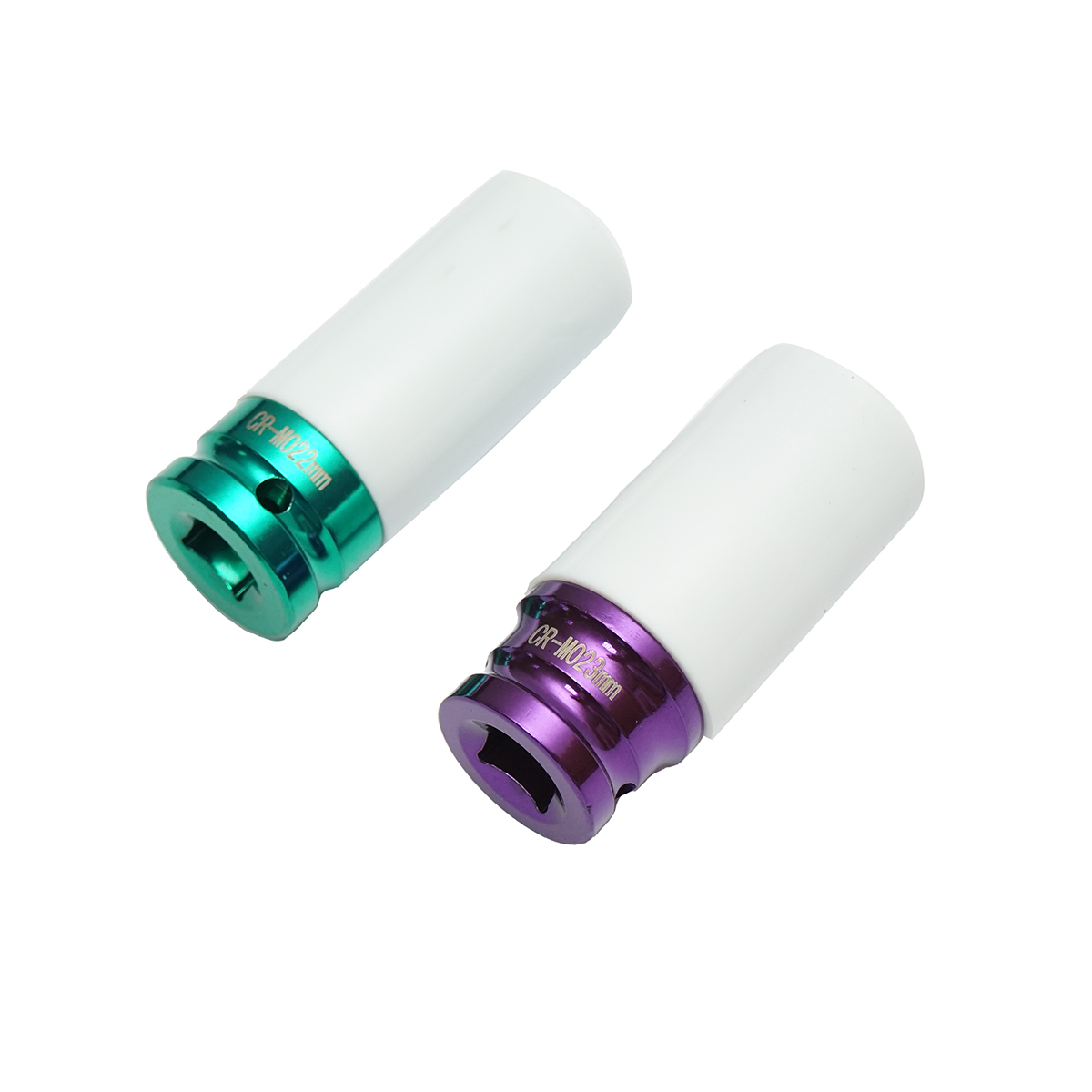 Set 2 chei tubulare prezoane roti 1/2 de impact cu protectie 22mm, 23mm Breckner Germany - imagine 2
