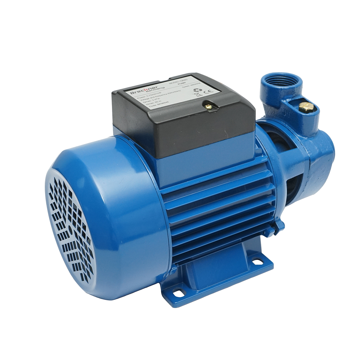 Pompa apa de suprafata, 750W, 45L/min, adancime 50m, 220V QB80 Breckner Germany - imagine 5