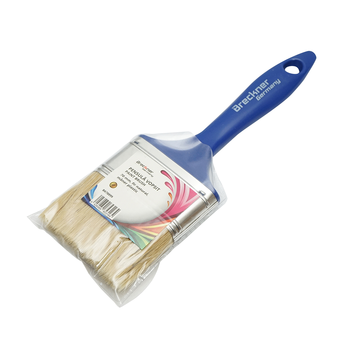 Pensula pentru vopsit 70mm, maner plastic Breckner Germany - imagine 3