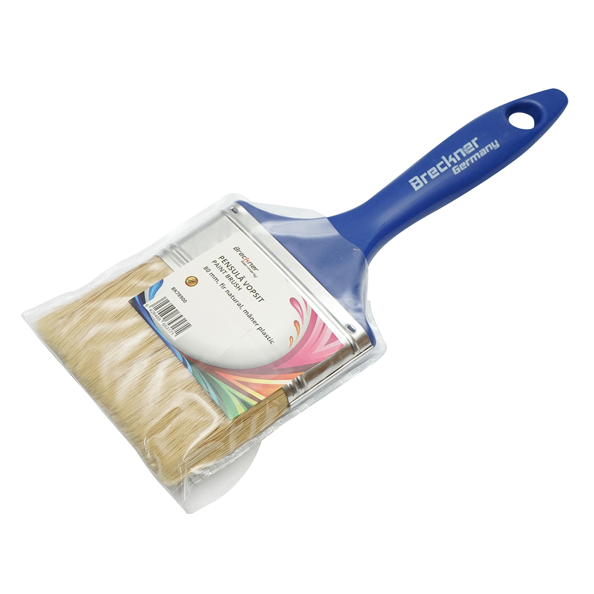 Pensula pentru vopsit 80mm, maner plastic Breckner Germany - imagine 3