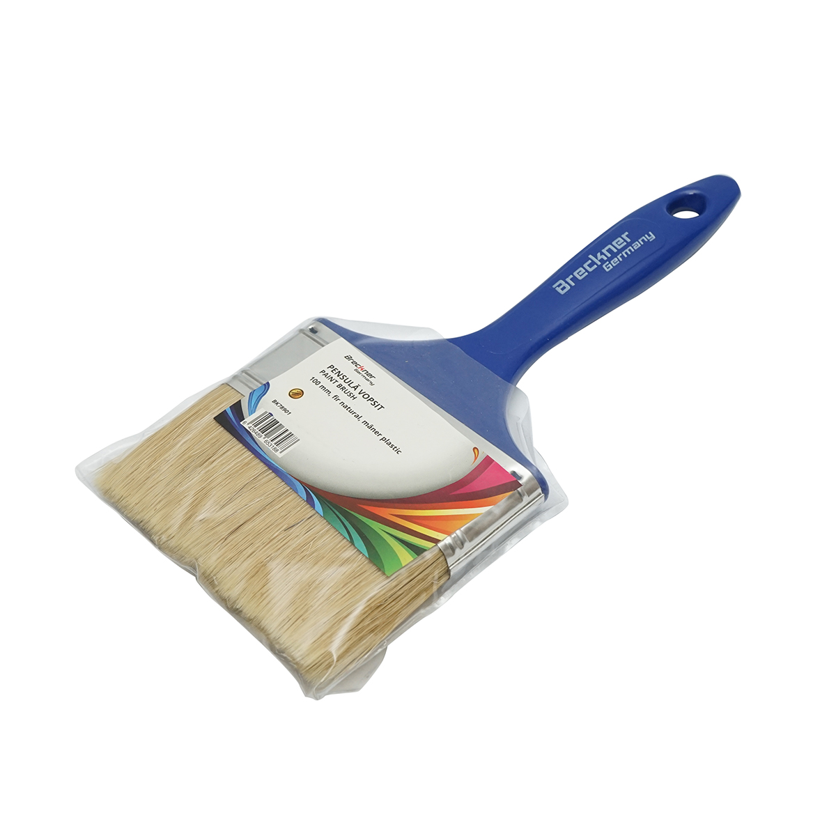Pensula pentru vopsit 100mm, maner plastic Breckner Germany - imagine 3