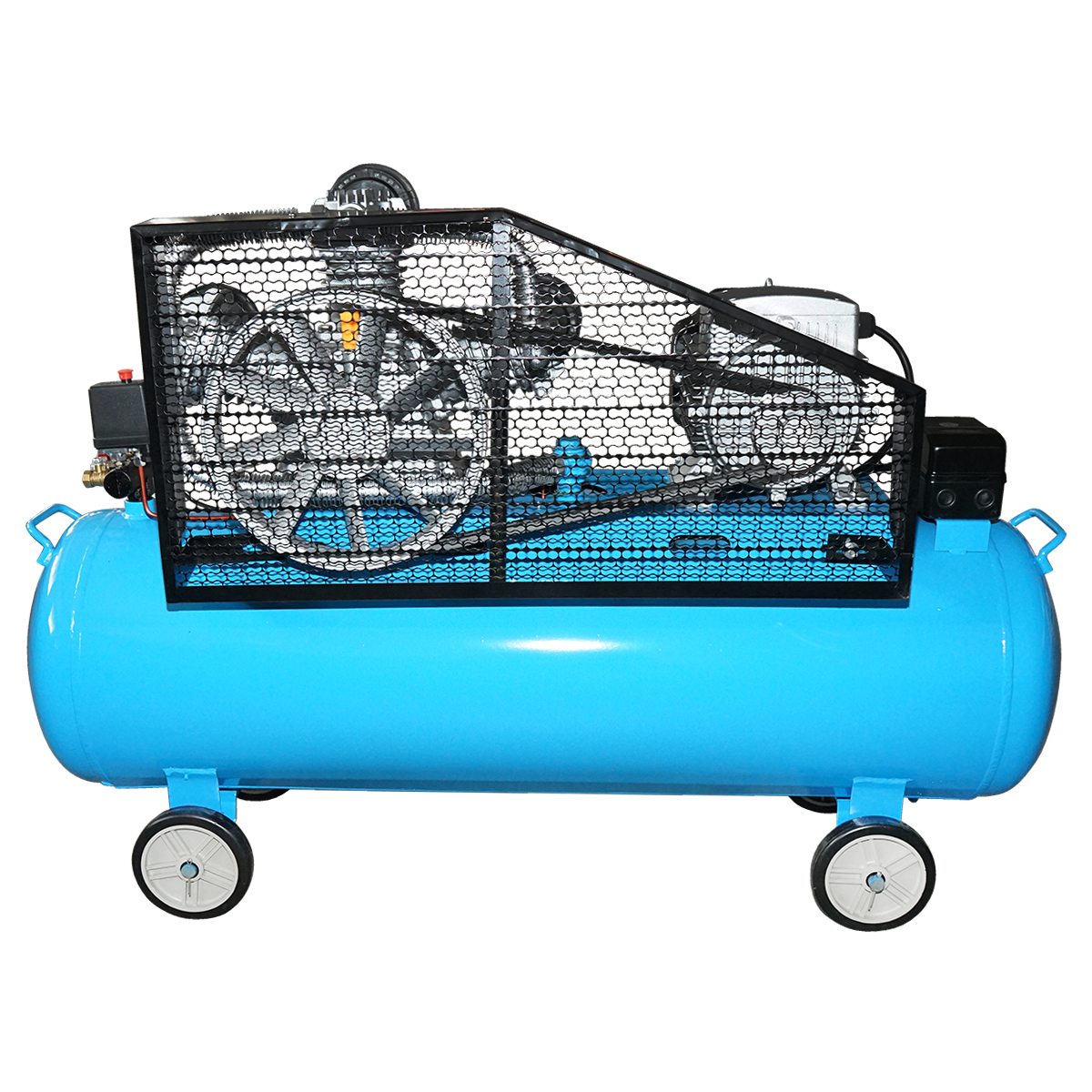 Compresor aer 380V, 180L putere 7.5kW/10CP presiune maxima 8 Bar, debit 900L/min Breckner Germany - imagine 3