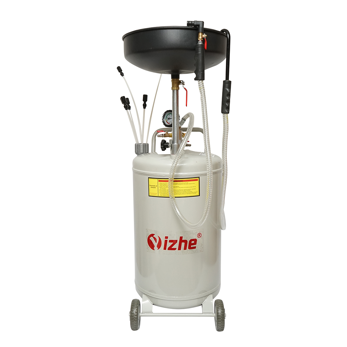 Recuperator de ulei 80L cu aspirare si sistem de golire pneumatic