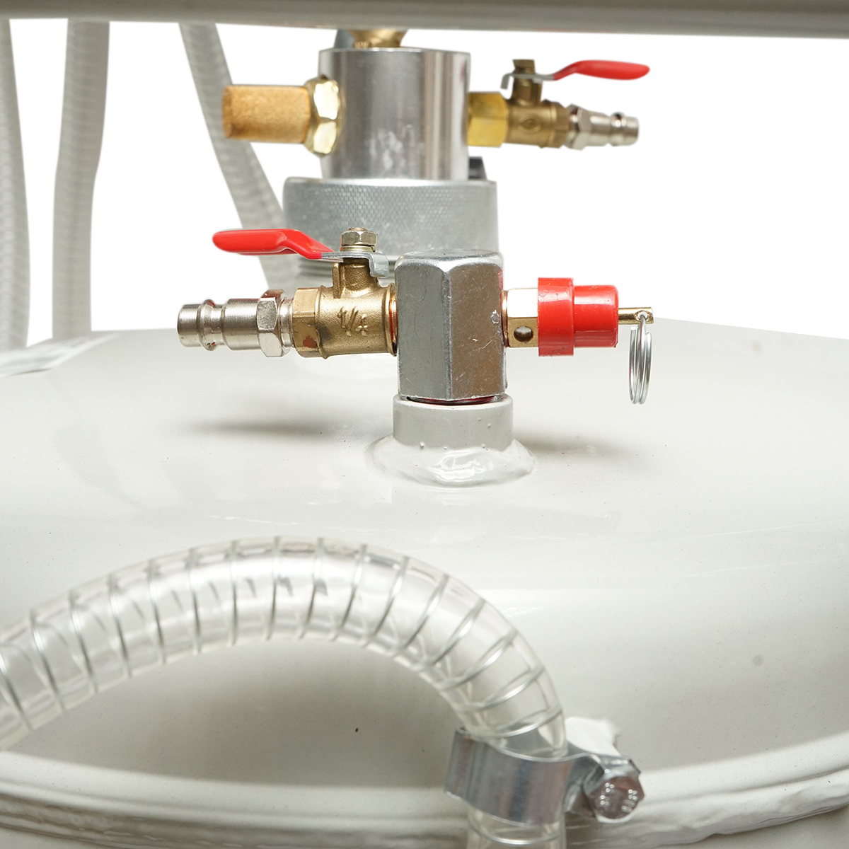 Recuperator de ulei 80L cu aspirare si sistem de golire pneumatic - imagine 8