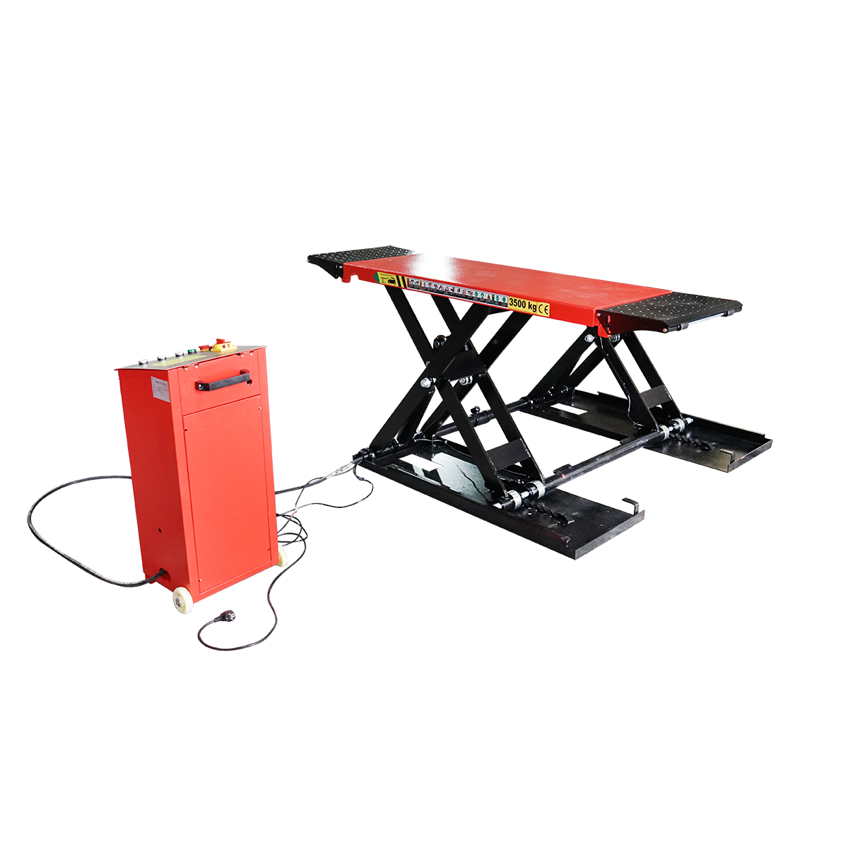 Elevator auto mobil tip foarfeca 220V, 2.2KW, capacitate ridicare 3200kg - imagine 5