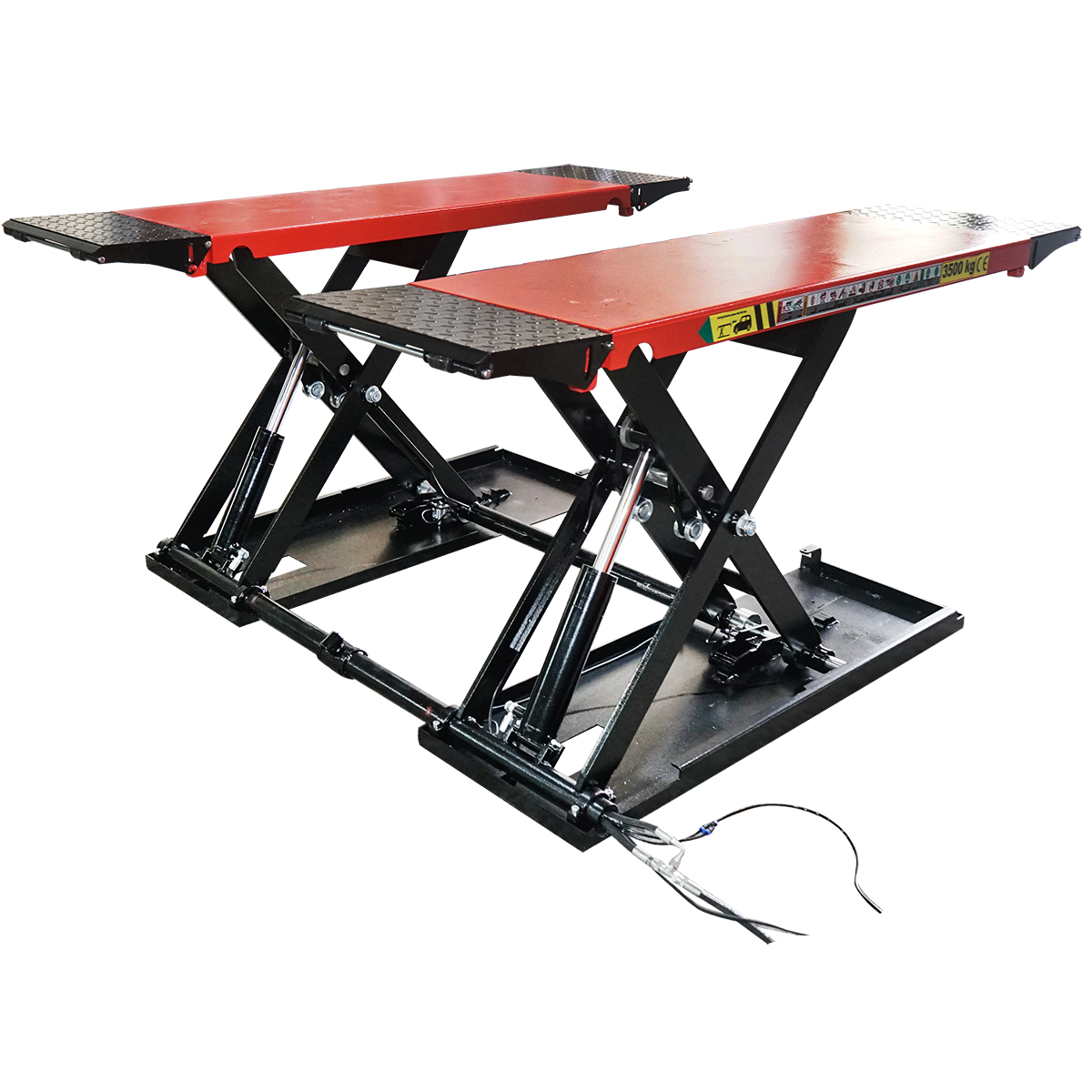 Elevator auto mobil tip foarfeca 220V, 2.2KW, capacitate ridicare 3200kg