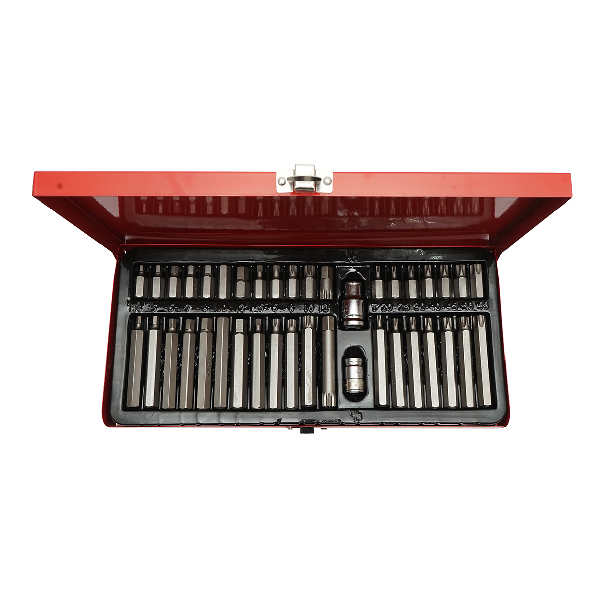 Trusa chei imbus, biti torx, hex si spline 40 piese chrome vanadium (CR-V) Breckner Germany - imagine 3