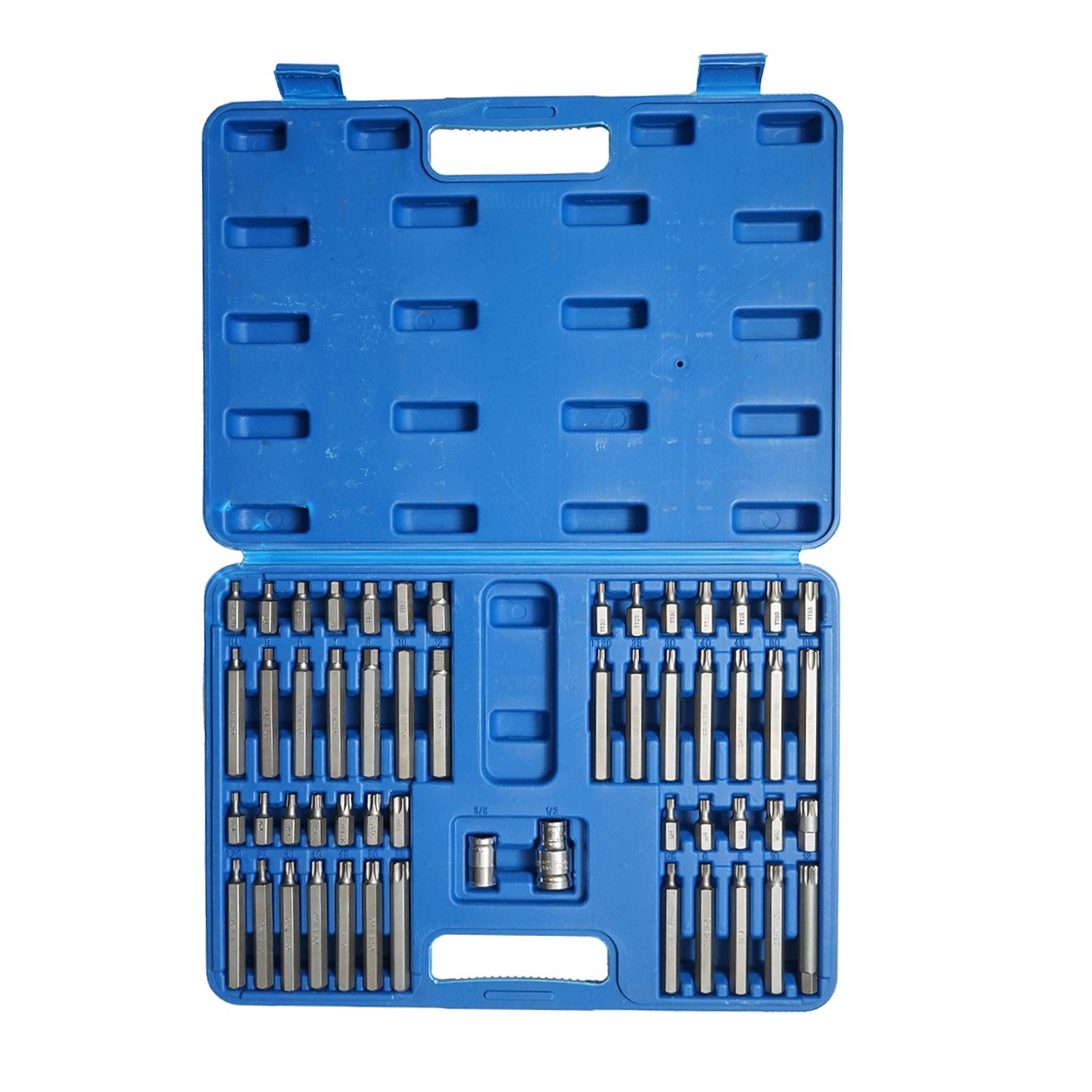 Trusa chei imbus, biti torx, hex si spline 54 piese Breckner Germany - imagine 3