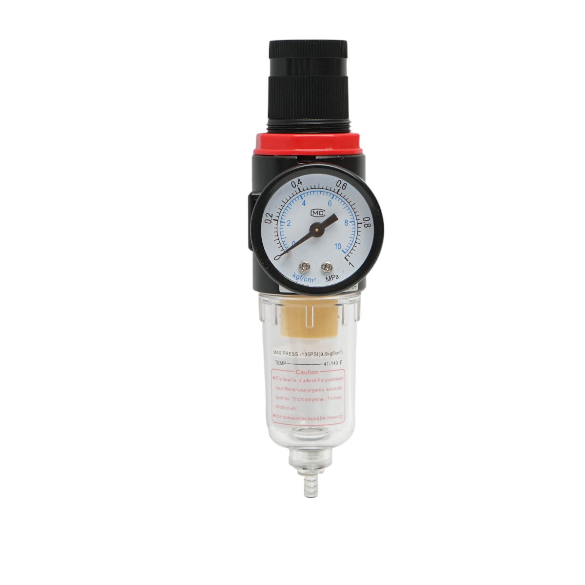 Filtru aer cu regulator presiune max. 1 MPa, racord 1/4