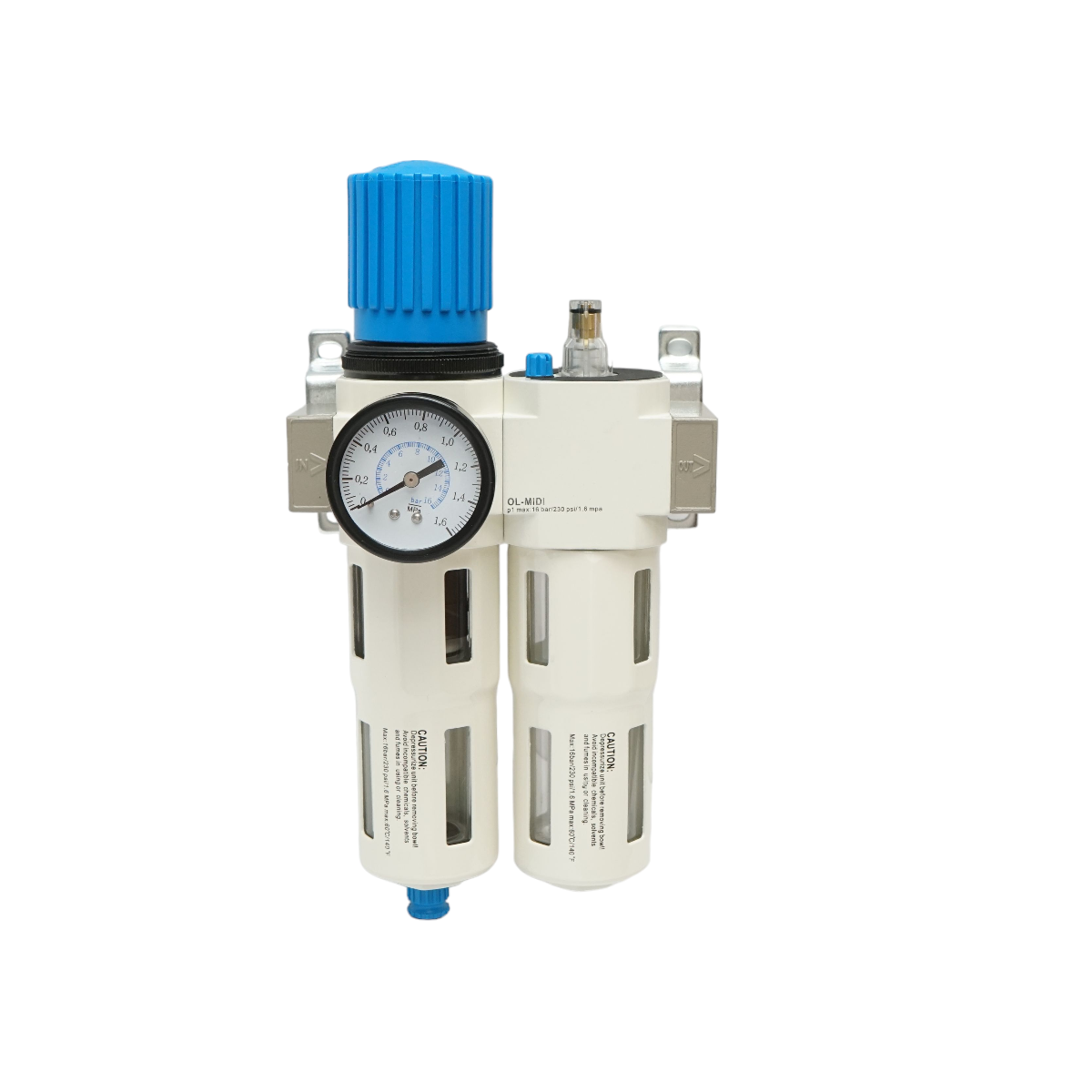 Filtru aer si ungator cu regulator de presiune max. 1.6 MPa, racord 1/2 - imagine 4