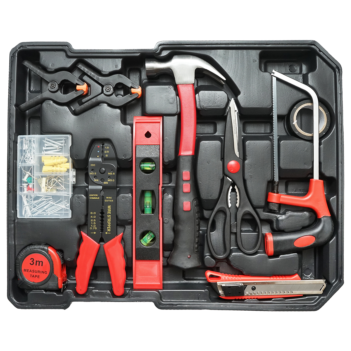 Trusa scule si unelte combinate tip troler 187 piese Breckner Germany - imagine 6