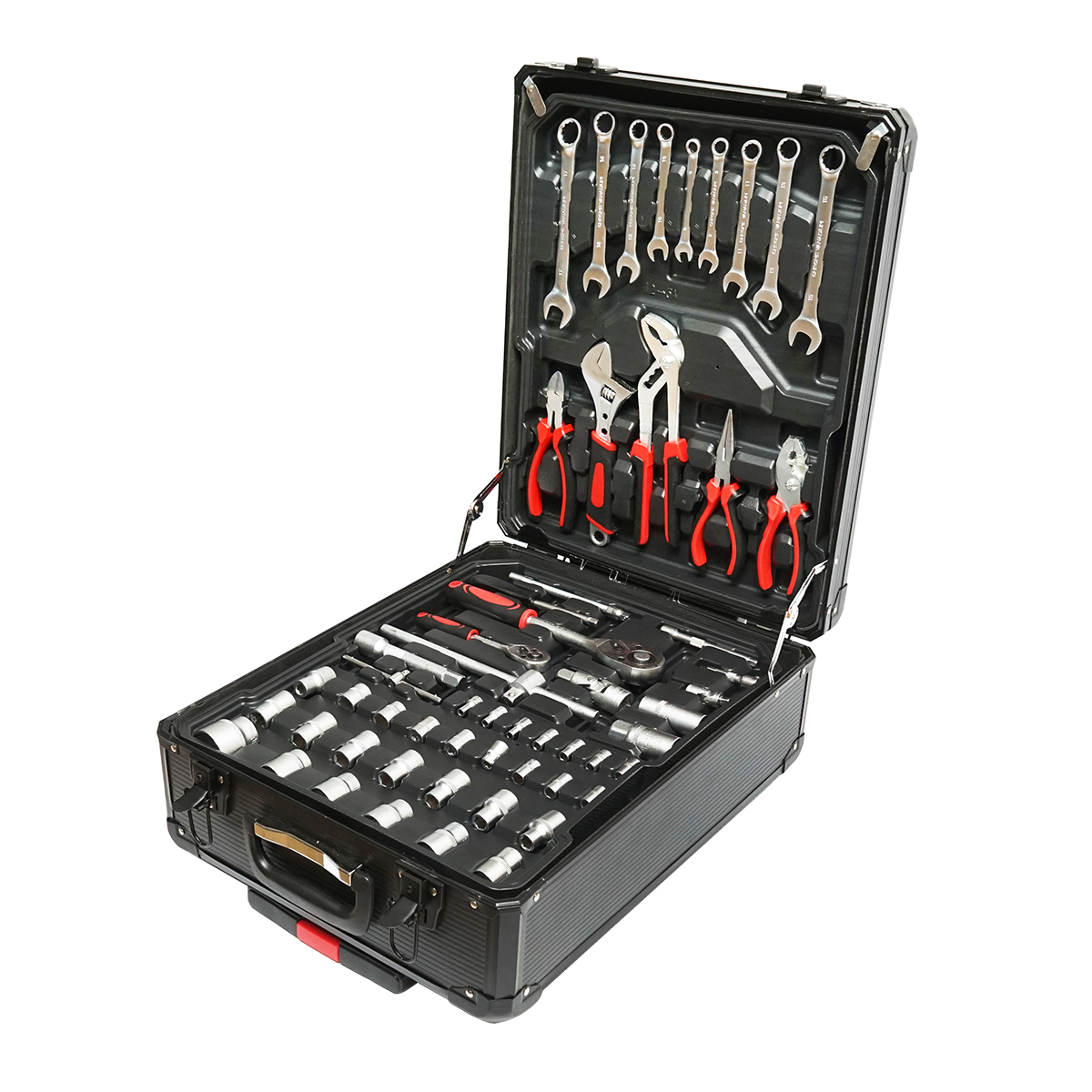 Trusa scule si unelte combinate tip troler 187 piese Breckner Germany - imagine 4