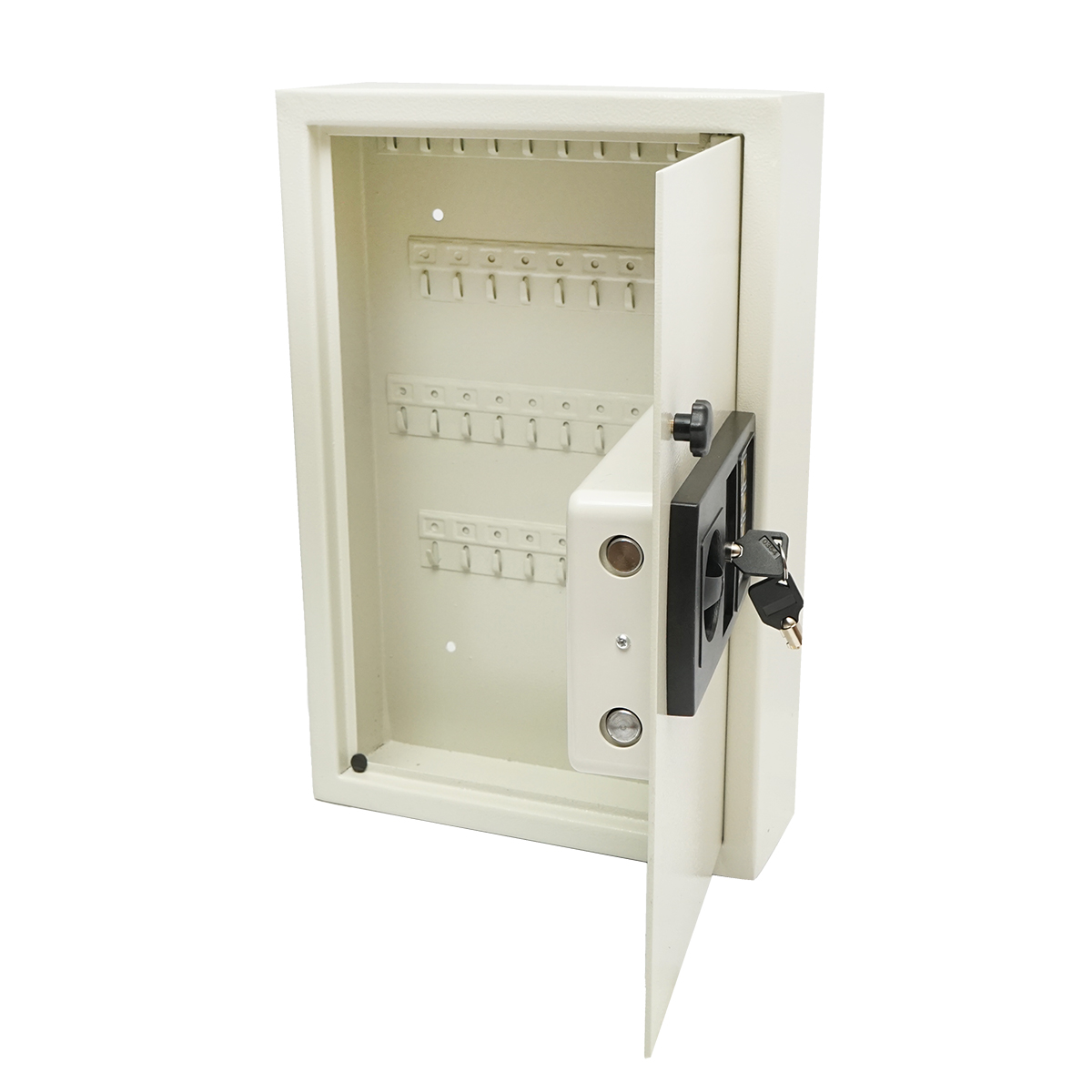 Dulap metalic securizat pentru chei cu cifru electronic 300x450x100mm - imagine 3