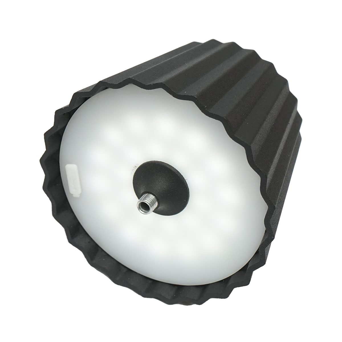 Lampa de masa LED 3W neagra, baterie 3.7V/1800mAh, reincarcabila USB 5V/1A Breckner Germany - imagine 3