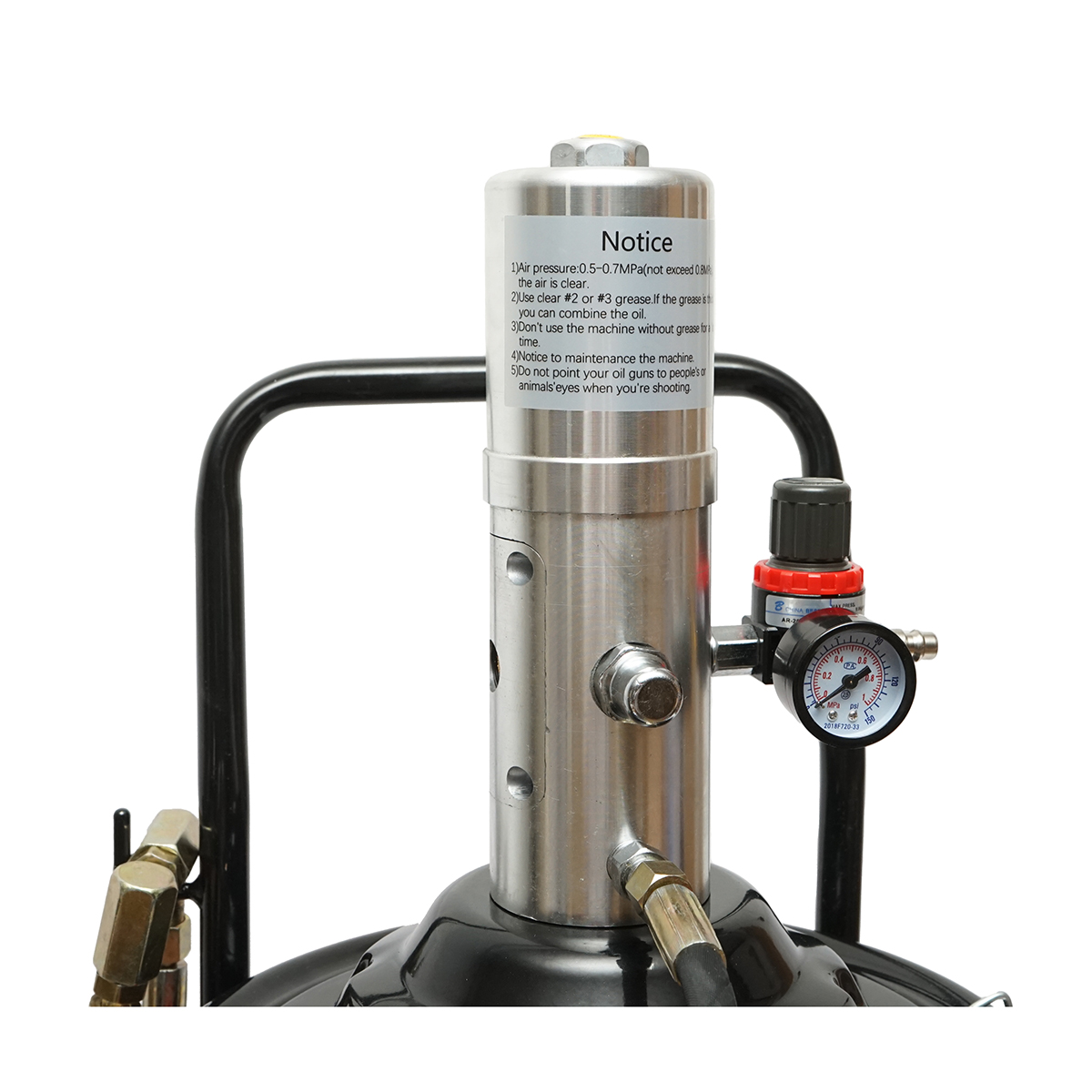 Pompa pentru gresat pneumatic 15L Breckner Germany - imagine 6