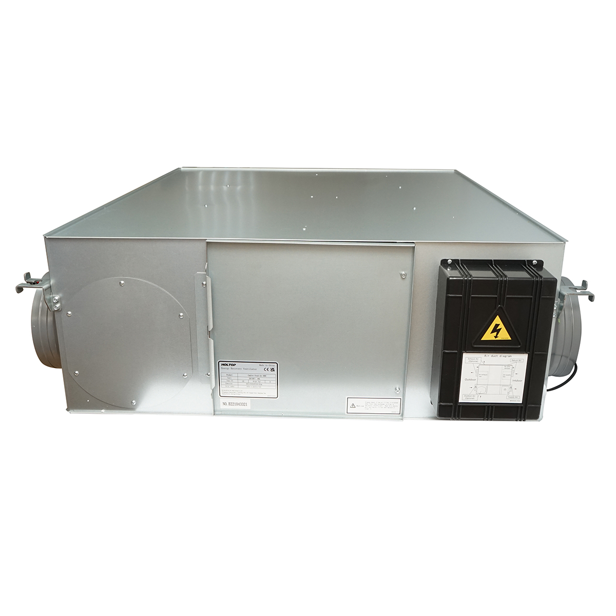 Centrala de ventilatie cu recuperare de caldura, montaj tavan 500m3/h, 165W, 220V CFA500C - imagine 6