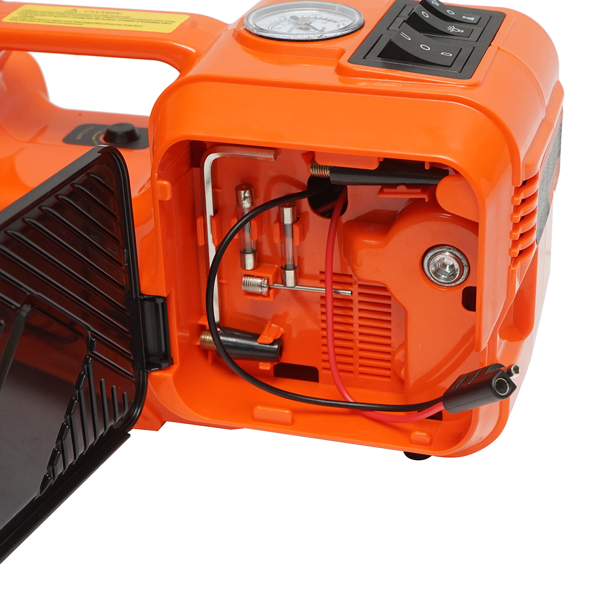 Cric hidraulic electric 5T, compresor aer si cheie de impact 12V Breckner Germany - imagine 8