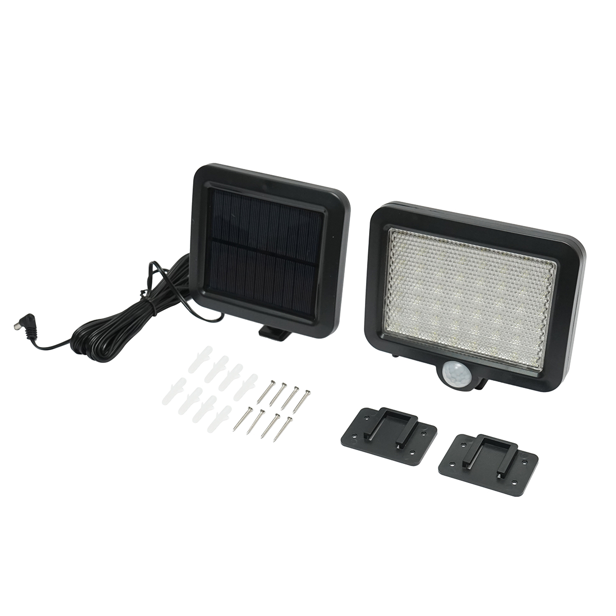 Lampa solara LED 250lm cu panou solar 1W 6V, baterie 1500mAh si senzor miscare IP44 Breckner Germany - imagine 2