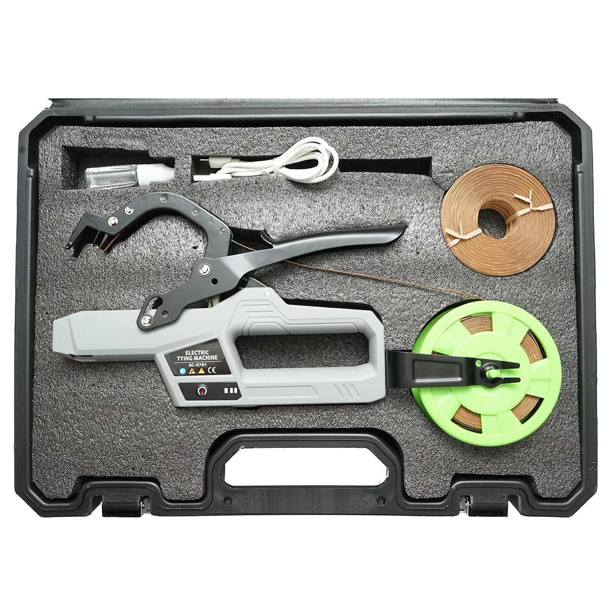 Aparat legat vita de vie, legume, pomi automat 5W, acumulator Li-ion 4.2V, diametru 45mm - imagine 4