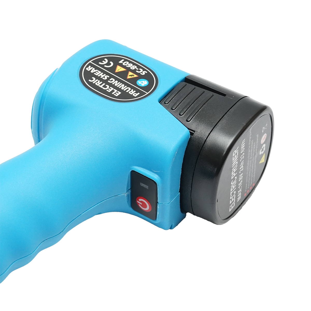 Foarfeca electrica de gradina cu 2 acumulatori 16.8V, 2 Ah Li-ion, 850W, diametru taiere 0-25mm - imagine 6