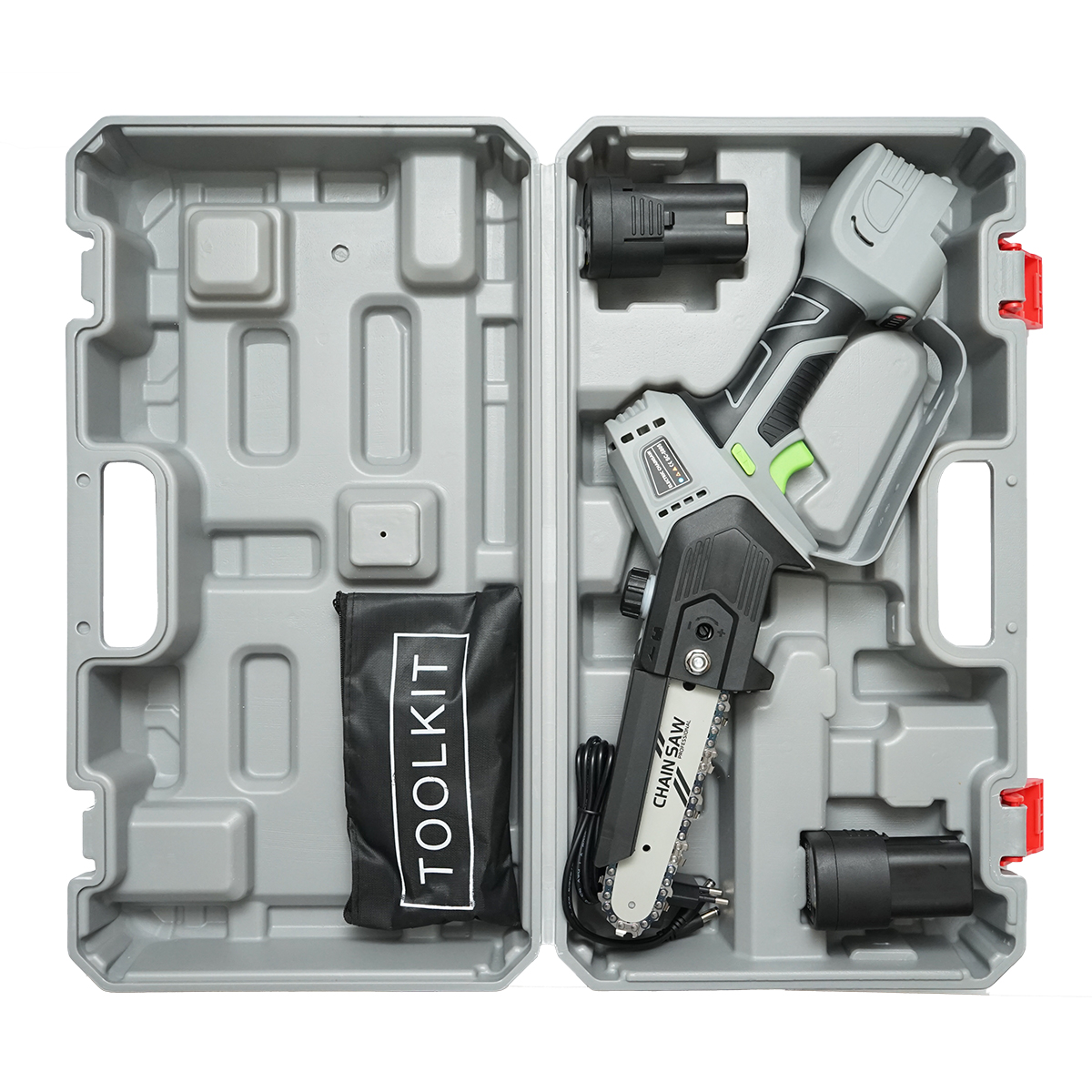 Mini fierastrau electric 500W cu 2 acumulatori Li-ion 16.8V, diametru 120mm - imagine 4