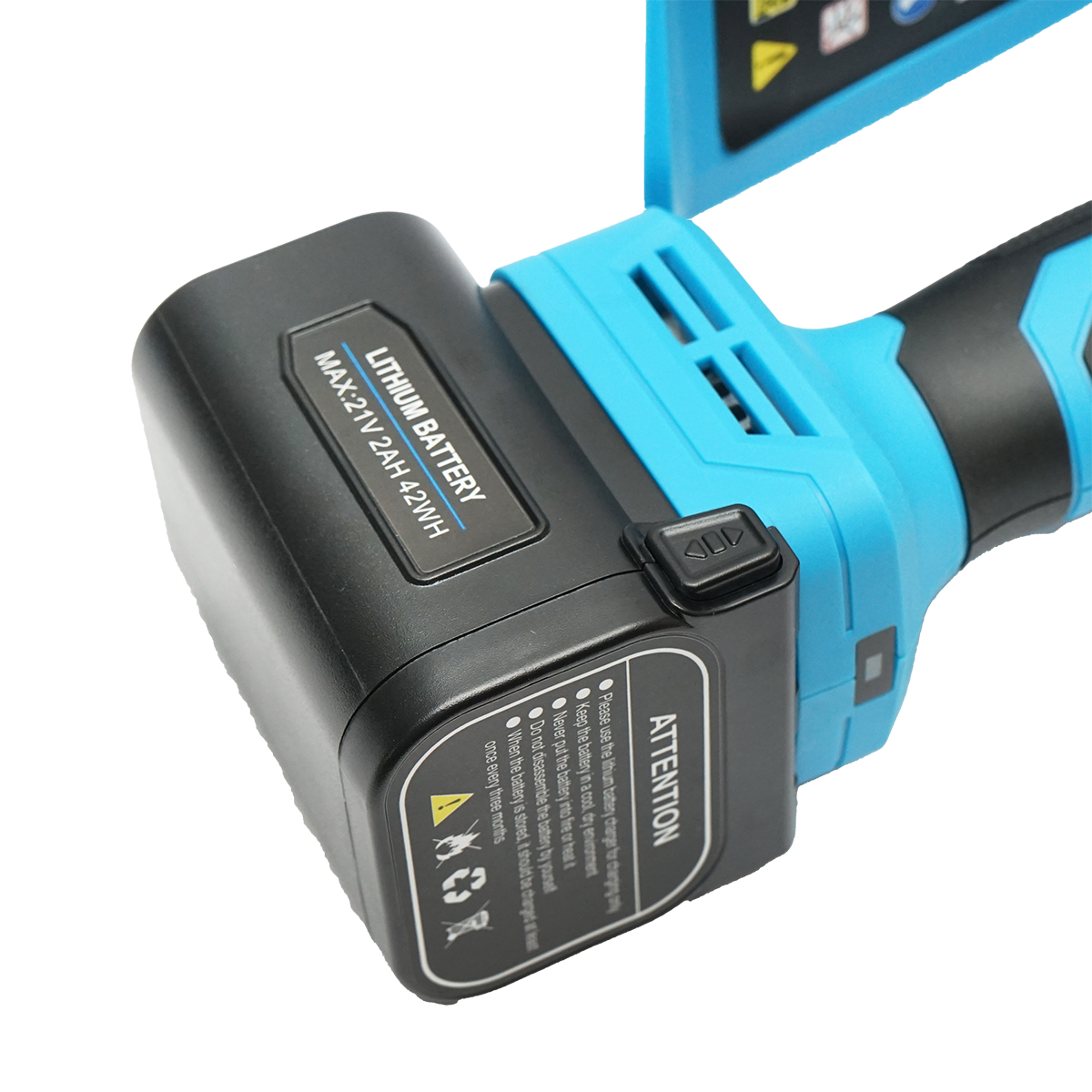 Mini fierastrau electric 500W cu acumulator 21V, 2Ah Li-ion, motor brushless, lama 6 inch (150mm) - imagine 9