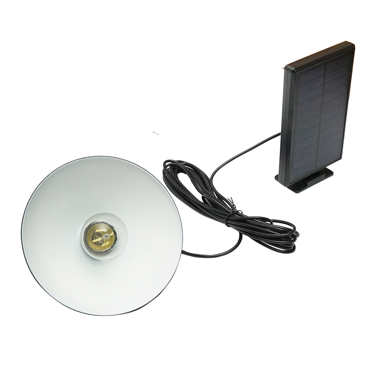 Lampa solara LED 2W cu panou solar 1.5W/5.5V, baterie 3.7V/1.2 Ah si abajur IP54 Breckner Germany - imagine 4