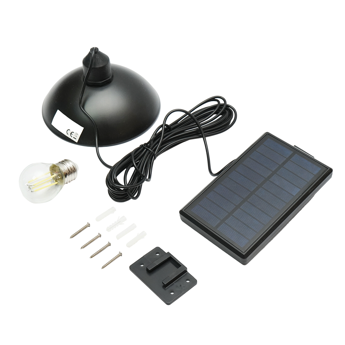 Lampa solara LED 2W cu panou solar 1.5W/5.5V, baterie 3.7V/1.2 Ah si abajur IP54 Breckner Germany - imagine 2