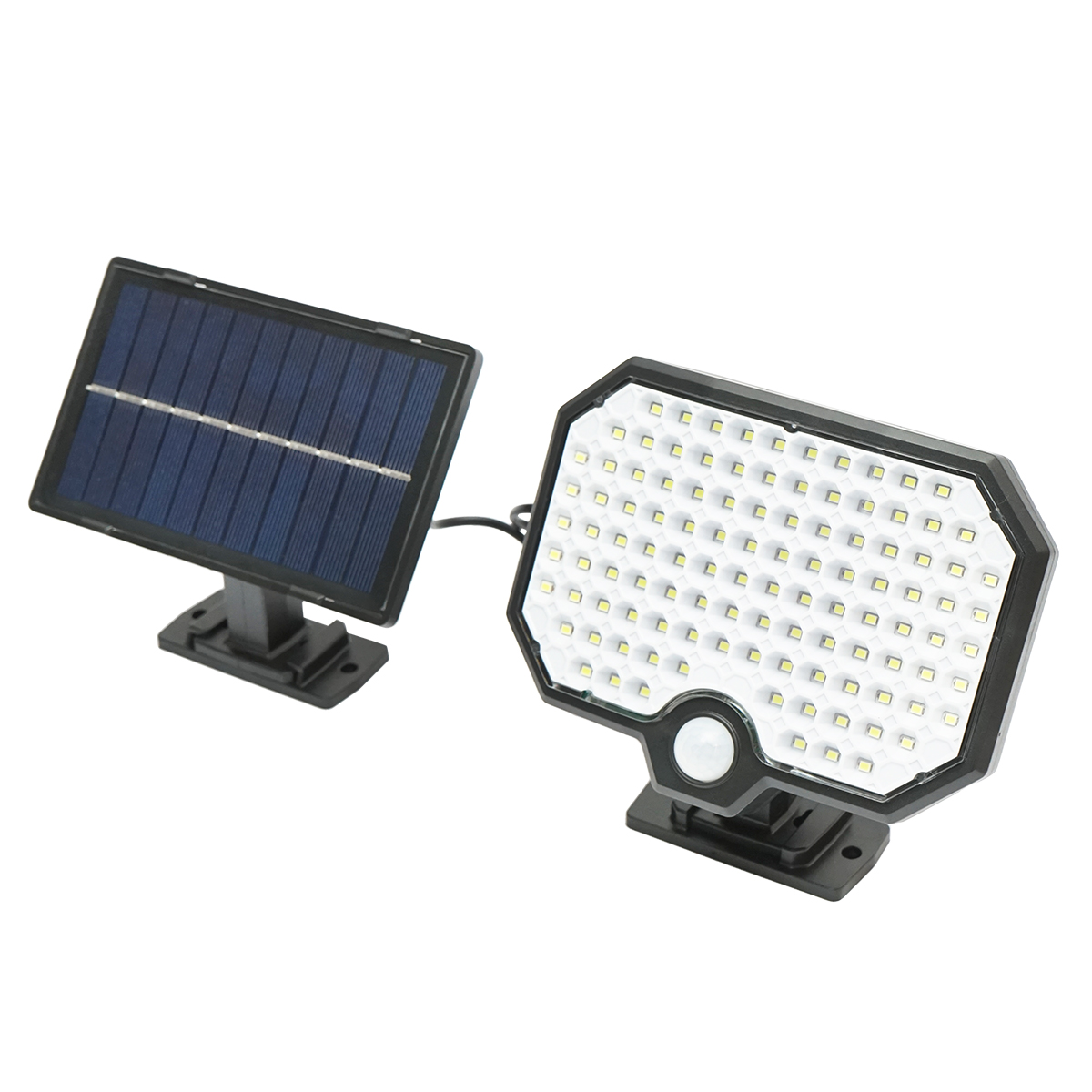 Lampa solara LED 450lm cu panou solar 1.65W/5.5V, baterie 3.7V/1.8 Ah, telecomanda, cablu 5m si senzor crepuscular IP44 Breckner Germany - imagine 3