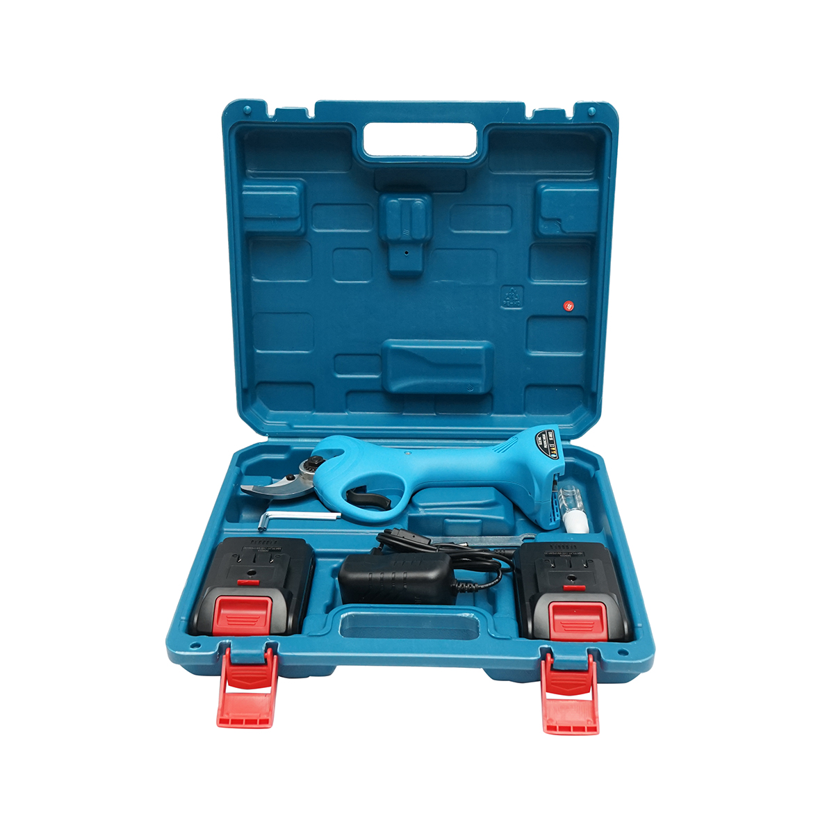 Foarfeca de gradina electrica 970W cu 2 acumulatori Li-ion 21V, diametru 0-30mm - imagine 3