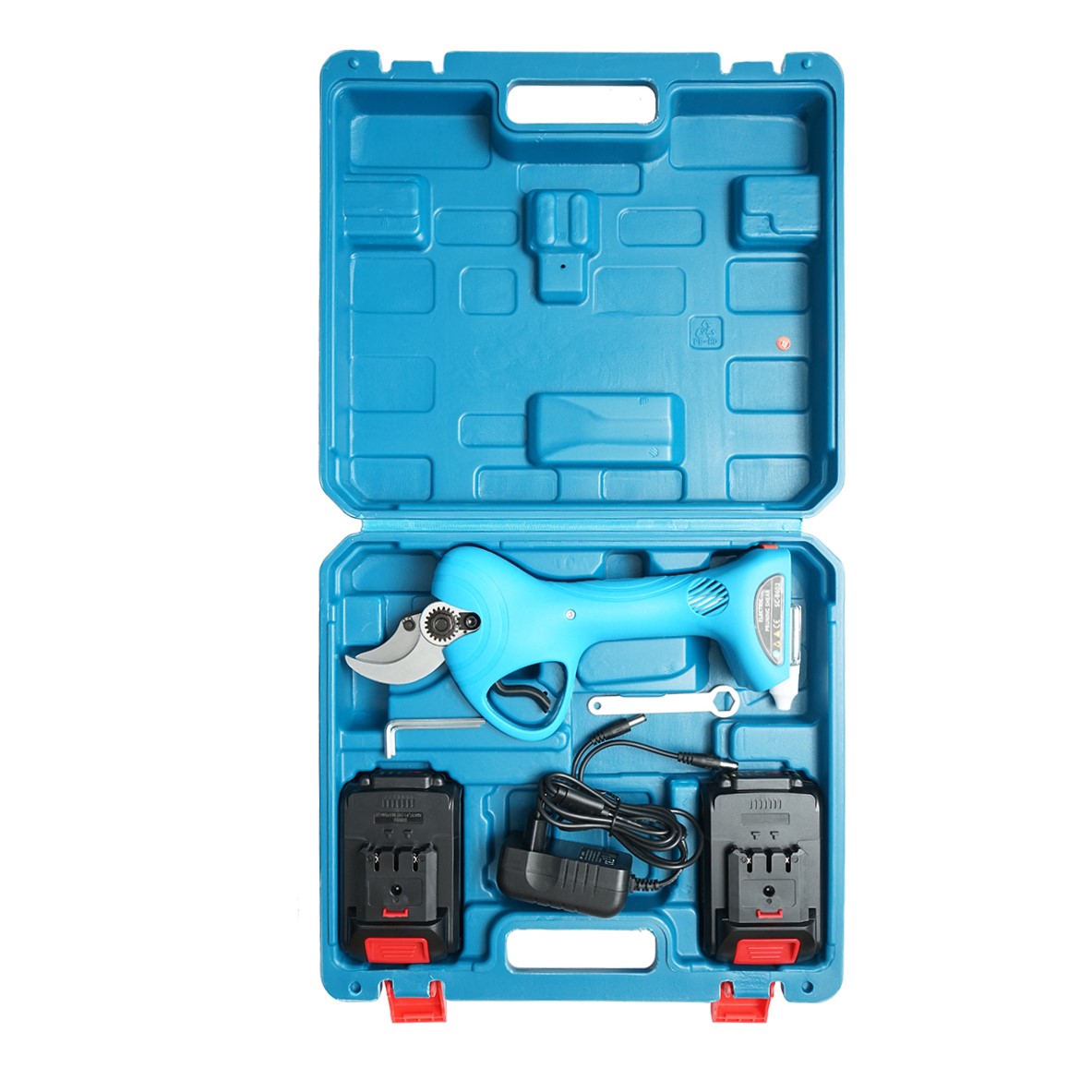 Foarfeca de gradina electrica 970W cu 2 acumulatori Li-ion 21V, diametru 0-30mm - imagine 7