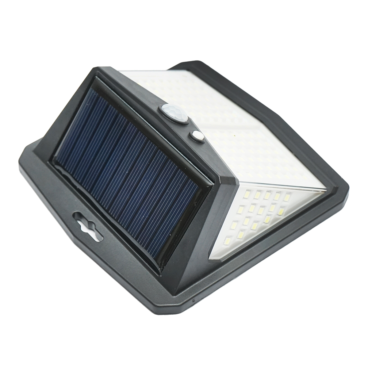Lampa solara LED 147lm pentru perete, gard, scari cu panou solar 0.65W/5.5V, baterie 3.7V/1.2 Ah si senzor miscare IP54 Breckner Germany - imagine 3