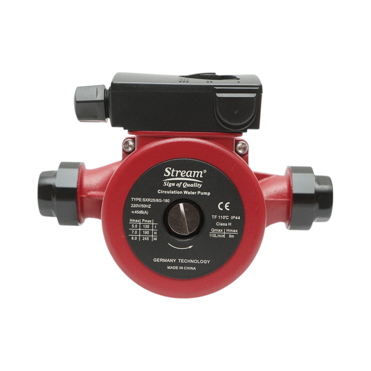 Pompa de recirculare apa 220V, 245W, debit 110L/min, inaltime 8m, racord 1-1/2 inch SXR25/8G-180