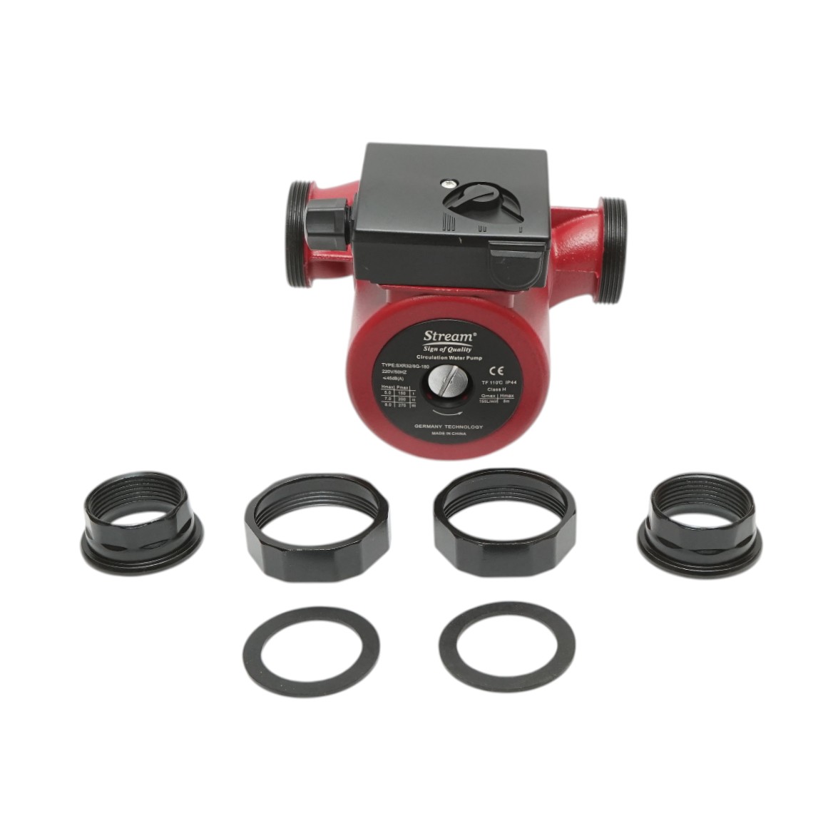 Pompa de recirculare apa 220V, 270W, debit 155L/min, inaltime 8m, racord 1-1/2 inch SXR32/8G-180 - imagine 2