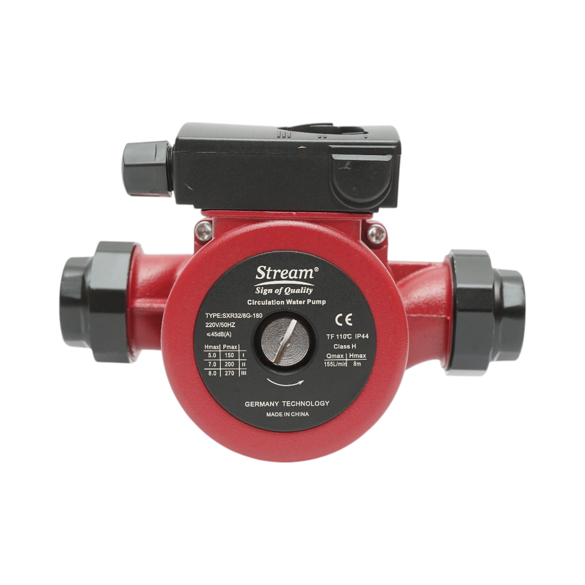 Pompa de recirculare apa 220V, 270W, debit 155L/min, inaltime 8m, racord 1-1/2 inch SXR32/8G-180