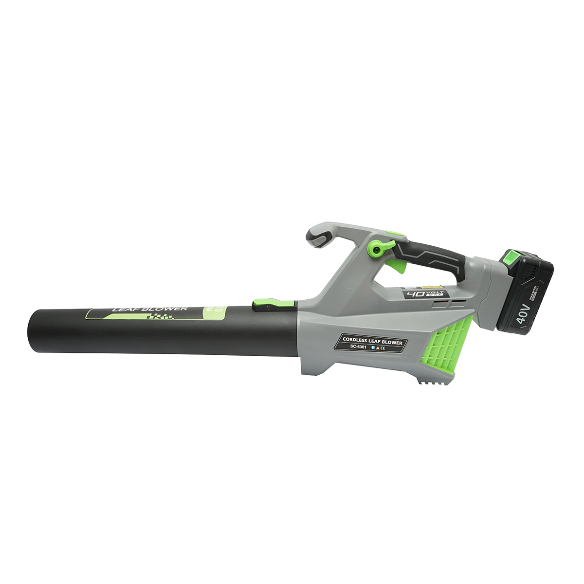 Suflanta aer de gradina 650W cu acumulator 40V/2Ah, viteza 175 km/h, 21000 RPM - imagine 4