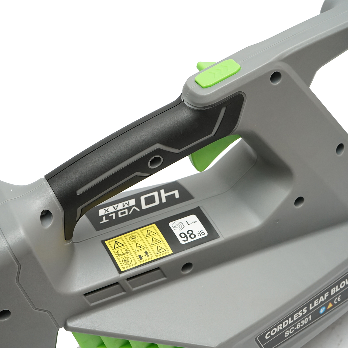Suflanta aer de gradina 650W cu acumulator 40V/2Ah, viteza 175 km/h, 21000 RPM - imagine 6