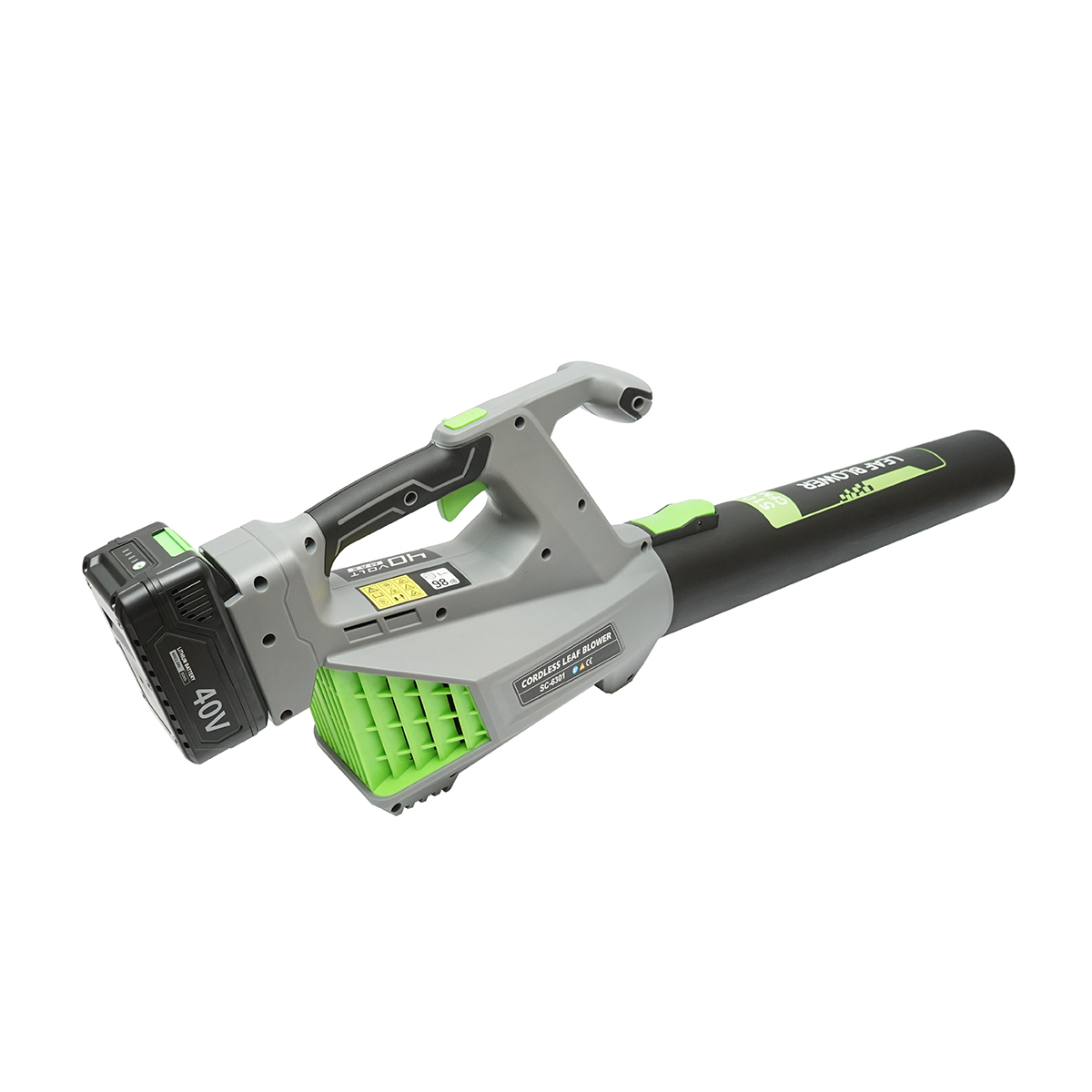 Suflanta aer de gradina 650W cu acumulator 40V/2Ah, viteza 175 km/h, 21000 RPM - imagine 5