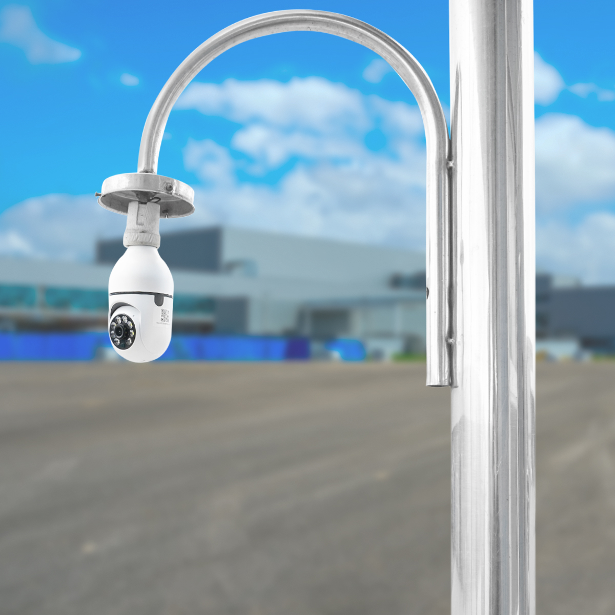 Camera de supraveghere smart-bulb PTZ, WIFI 2.4G 1080P, tip bec E27 cu senzor de miscare si aplicatie YIIoT Breckner Germany - imagine 6