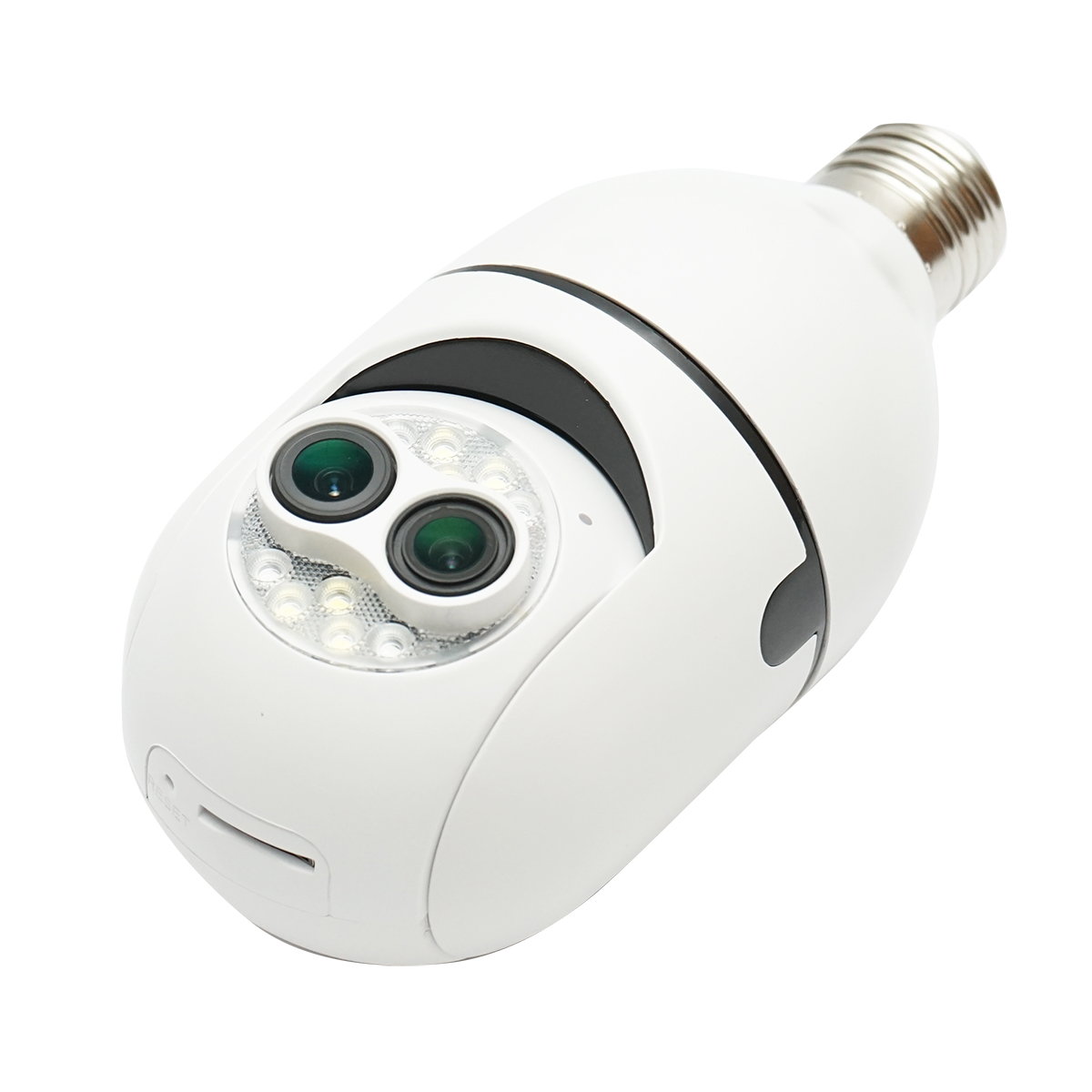 Camera de supraveghere lentila dubla smart-bulb PTZ, WIFI 2.4G 1080P, tip bec E27 cu senzor de miscare, detectie umana si aplicatie iCSee - imagine 4