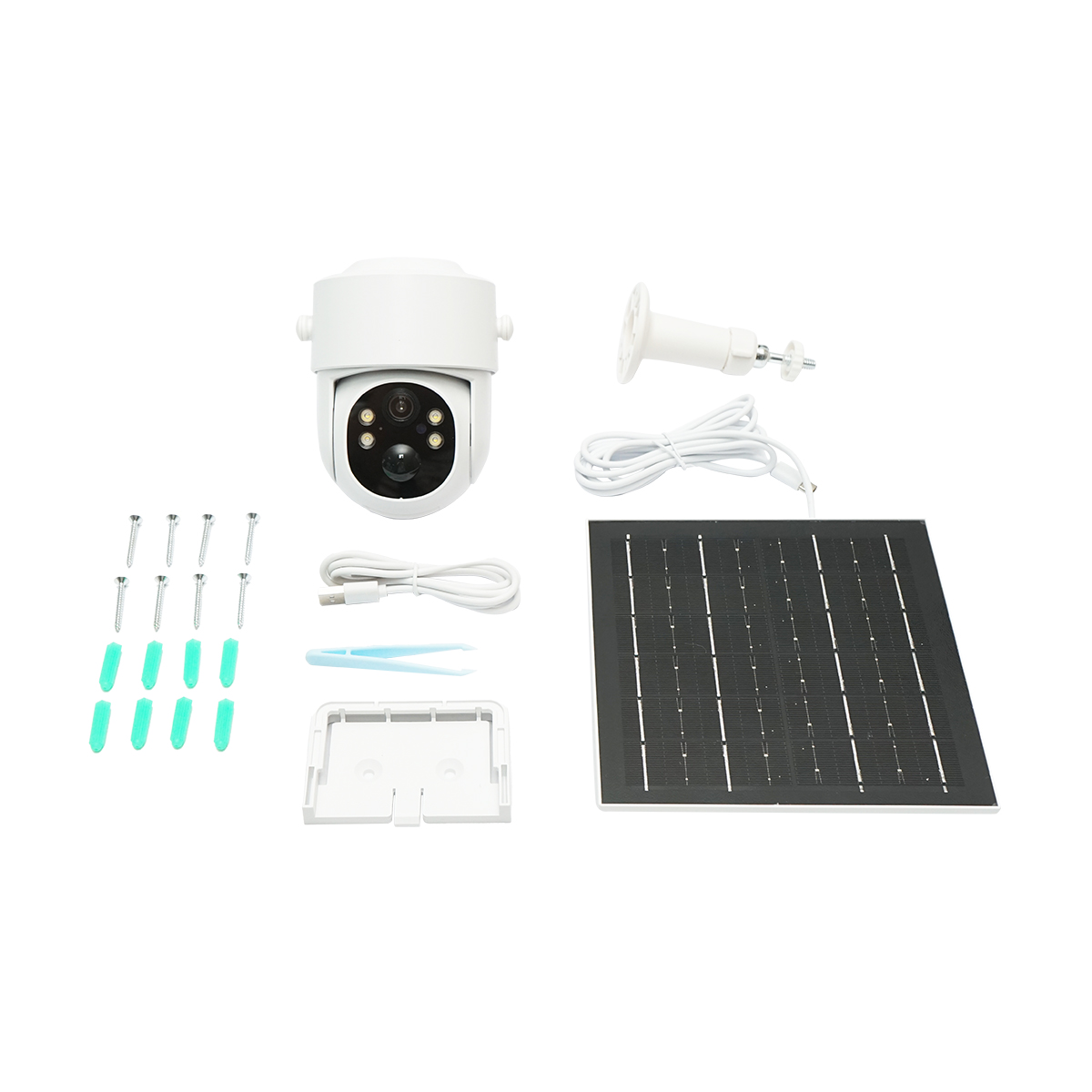 Camera supraveghere cu panou solar 4MP WIFI cartela sim 4G, rotativa 360 grade PTZ cu senzor de miscare, detectie umana si aplicatie iCSee - imagine 2