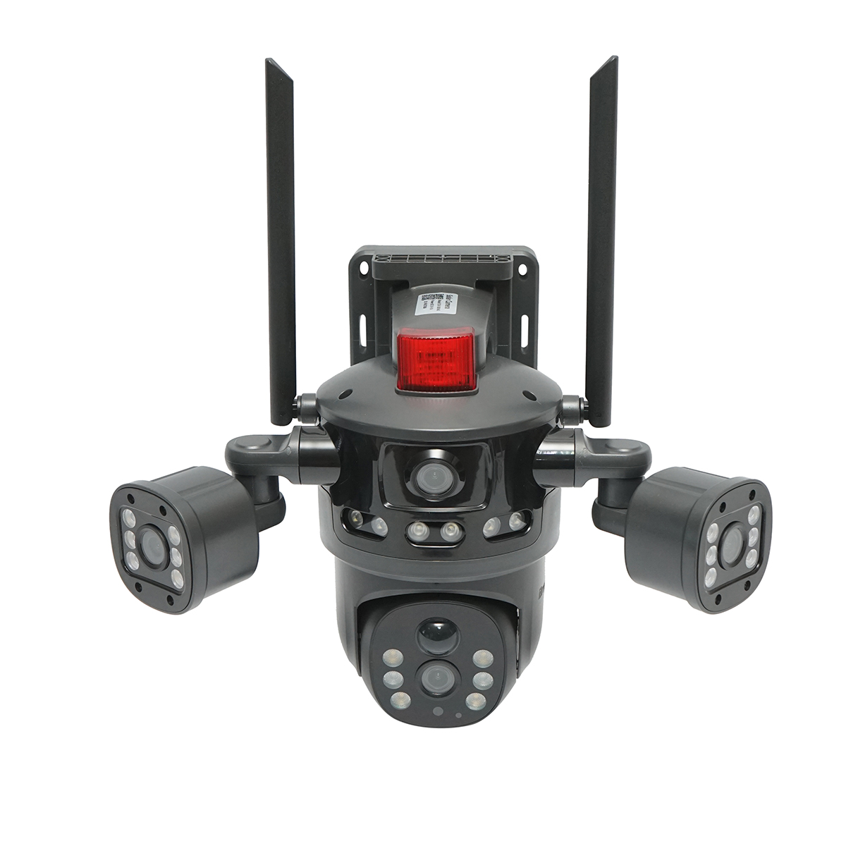 Camera supraveghere lentila duala Ai 4G, WIFI 2.4GHz cu panou solar 8W, rotativa 360 PTZ, detectie umana, infrarosu, alarma si aplicatie V380 Pro - imagine 3