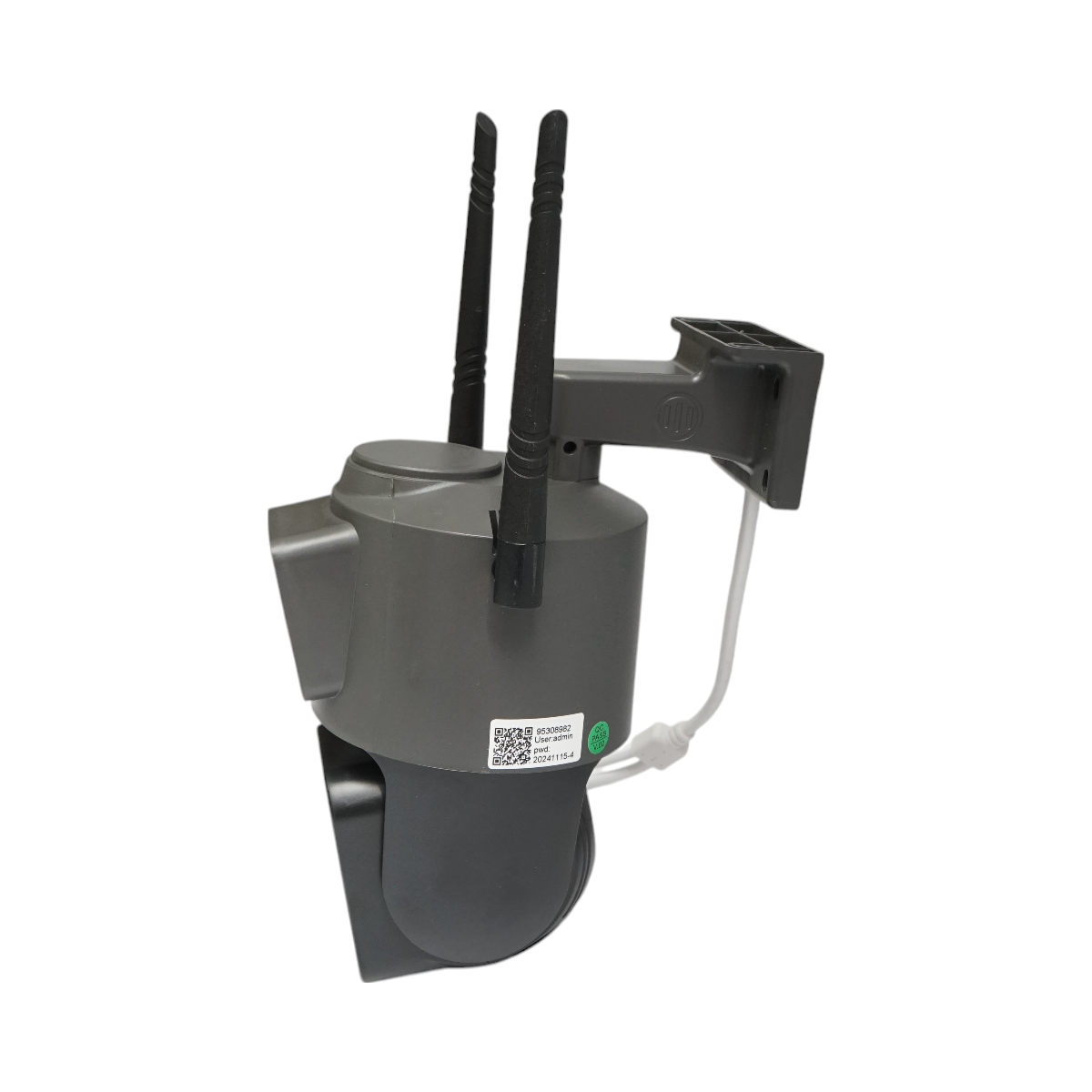 Camera de supraveghere lentila duala WIFI 2.4GHz, P2P 1080P, senzor miscare, detectie umana, night vision, PTZ rotativa 355 grade, aplicatie V380 Pro - imagine 3