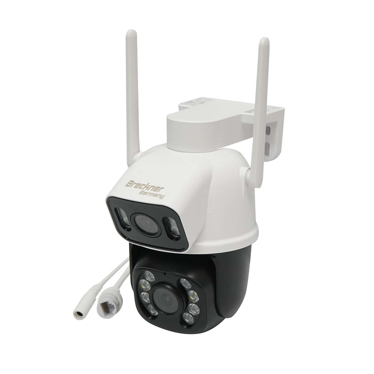 Camera de supraveghere smart P2P, WIFI, 6MP 1080P exterior, lentila dubla, PTZ senzor miscare, rotativa 360 grade, aplicatie ICSee - imagine 2