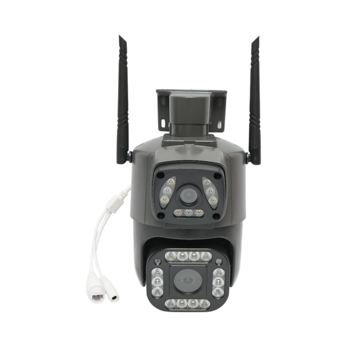 Camera de supraveghere lentila duala 4MP 1080P, WIFI & 4G, PTZ cu senzor de miscare, detectie umana si aplicatie V380 Pro