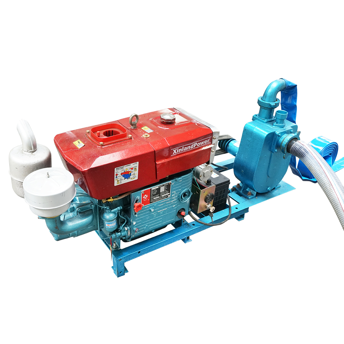 Sistem irigatii 15 aspersoare, motor diesel 16.2KW, pornire electrica - imagine 5