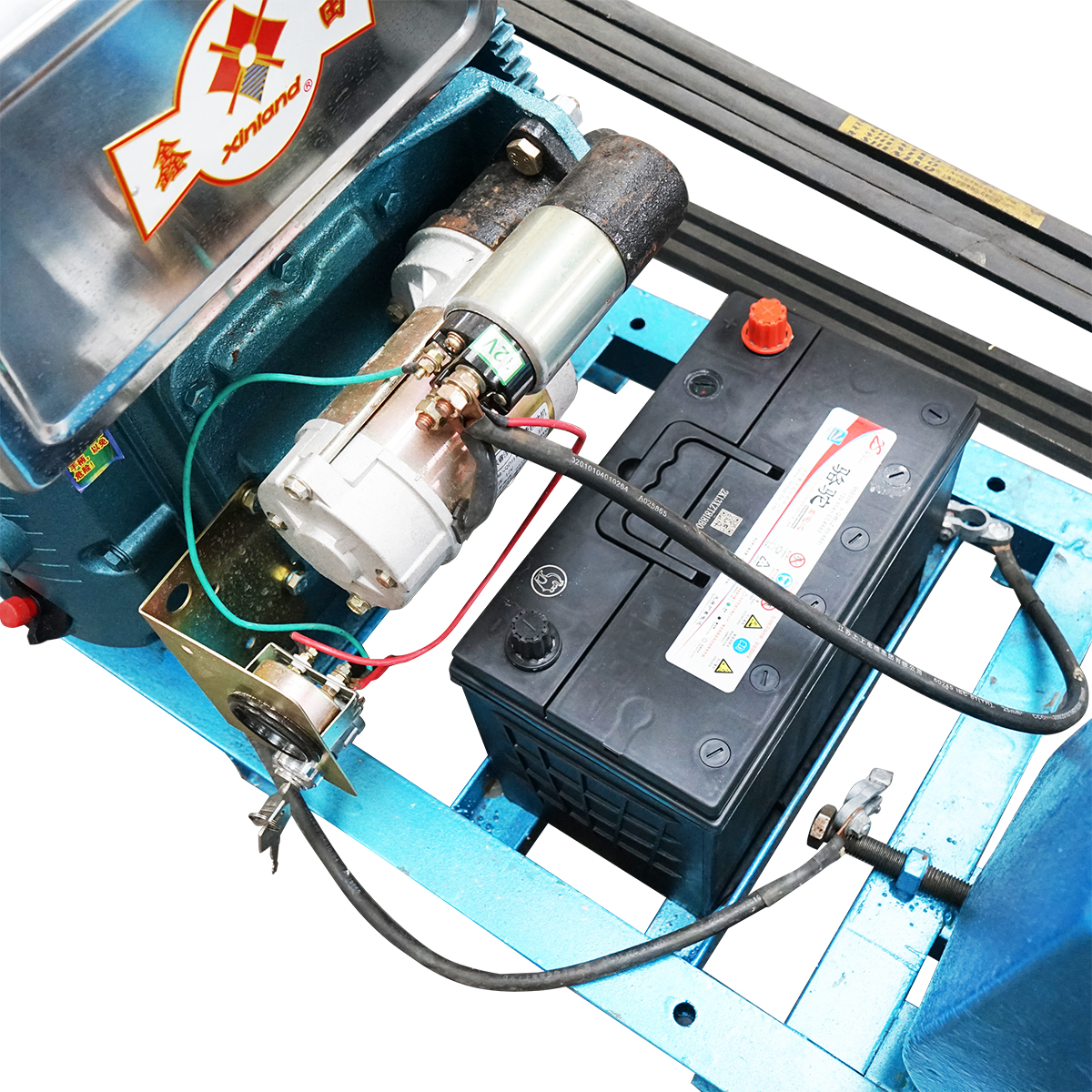 Sistem irigatii 15 aspersoare, motor diesel 16.2KW, pornire electrica - imagine 10