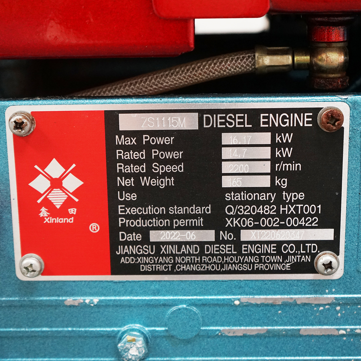 Sistem irigatii 15 aspersoare, motor diesel 16.2KW, pornire electrica - imagine 8